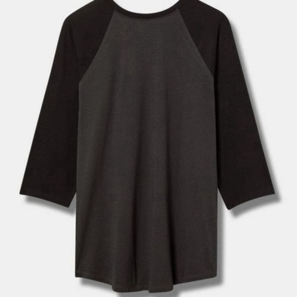 Torrid Steven Rhodes Raglan Baseball Tee - Picture 2 of 5